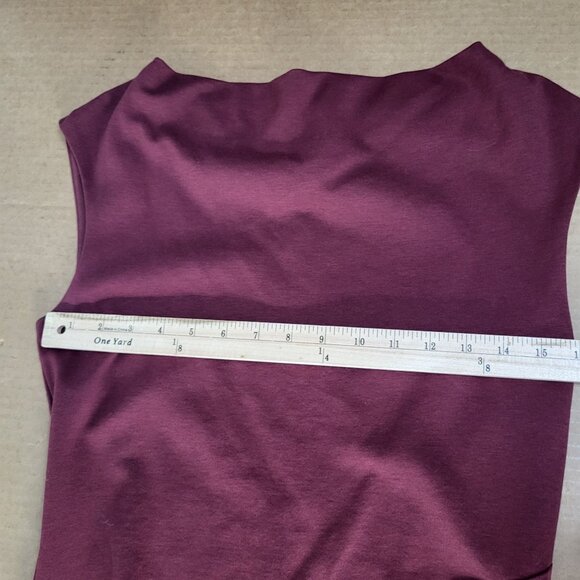 Boden Womens' SZ 6R Natalie Ponte Dress Cowl Neck Cap Sleeve Fitted Lined - Picture 8 of 16